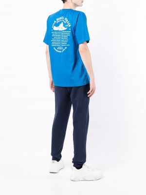 T-shirt mit print Fila blau