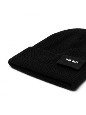 Dzianinowa czapka Team Wang Design czarna
