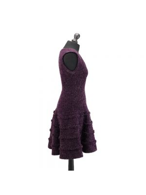 Vestido de lana Alaïa Pre-owned violeta