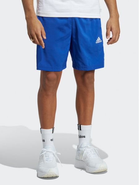 Спортни шорти Adidas синьо
