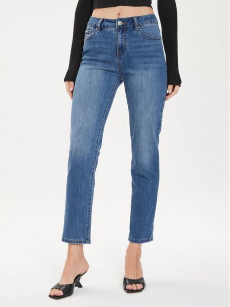 Priliehavé džínsy s rovným strihom Morgan modrá