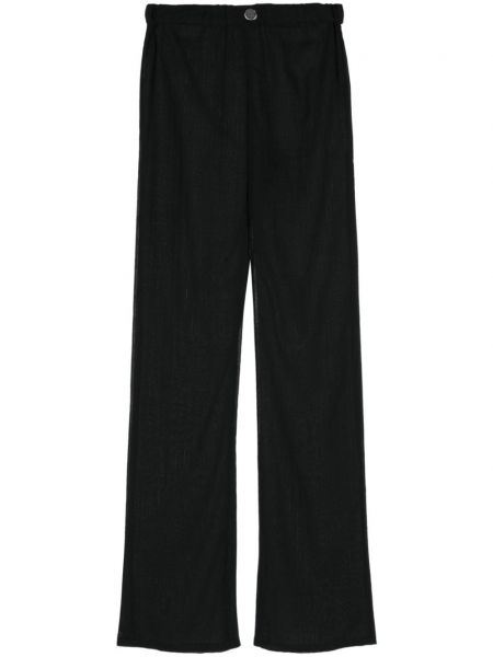 Pantalon droit en laine Ludovic De Saint Sernin noir