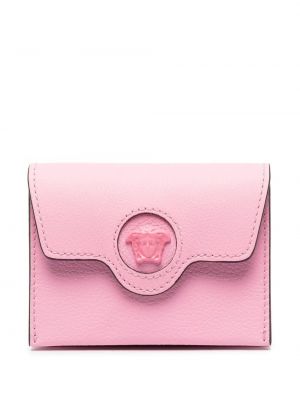 Usnjena denarnica Versace roza
