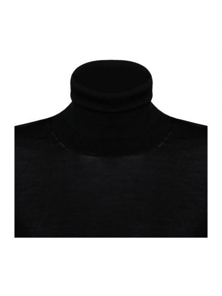 Jersey cuello alto de tela jersey Calvin Klein negro