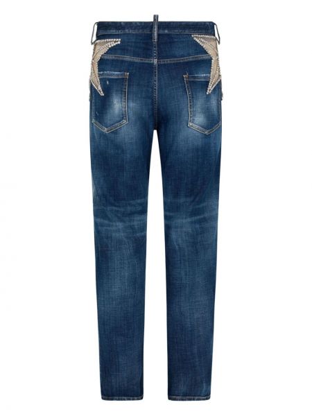 Stern straight jeans Dsquared2 blau
