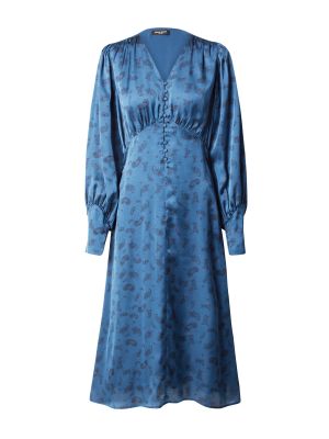 Košeľové šaty Bruuns Bazaar modrá