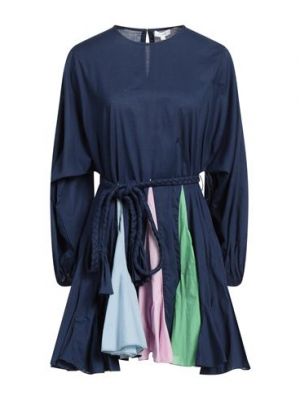 Mini robe en coton Rhode bleu