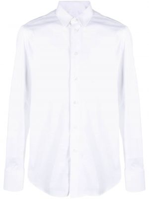 Chemise avec manches longues Emporio Armani blanc