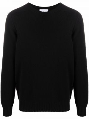 Volneni pulover D4.0 črna
