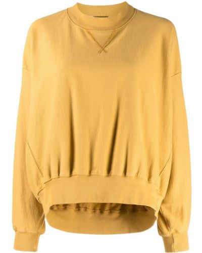 Sweatshirt aus baumwoll Bassike gelb