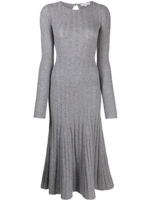 Pletené kašmírové šaty Reformation sivá