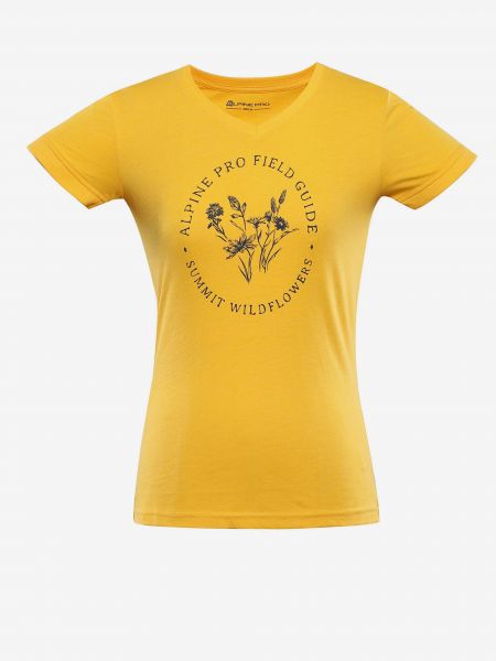 Tričko Alpine Pro žltá
