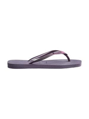 Sandale cu toc cu toc plat Havaianas violet