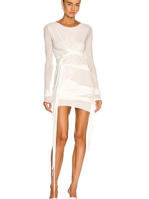 Asymetryczna sukienka Rick Owens Lilies - Biały