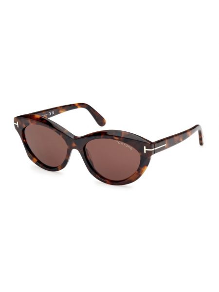 Okulary przeciwsłoneczne gradientowe Tom Ford brązowe