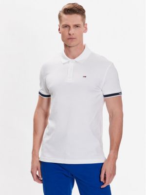 Polo Tommy Jeans bianco