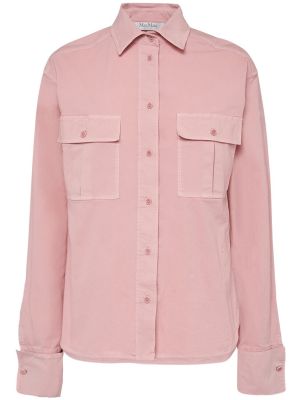 Camisa de seda Max Mara rosa