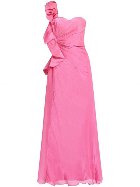 Večernja haljina Badgley Mischka ružičasta