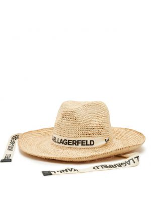 Pălărie Karl Lagerfeld bej