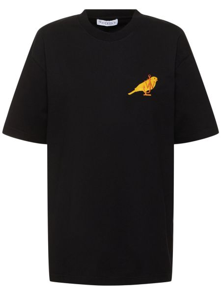 Trøje bomuld t-shirt Jw Anderson sort