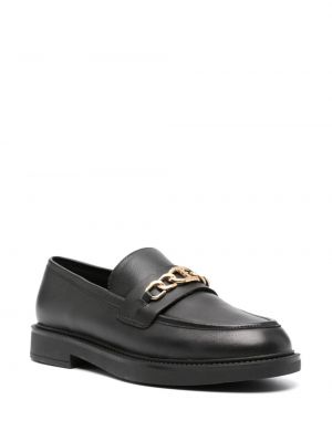 Nahast loafer-kingad Twinset must