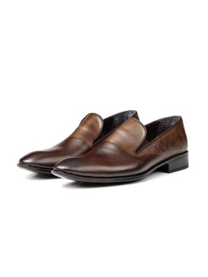 Pantofi loafer din piele Ducavelli maro