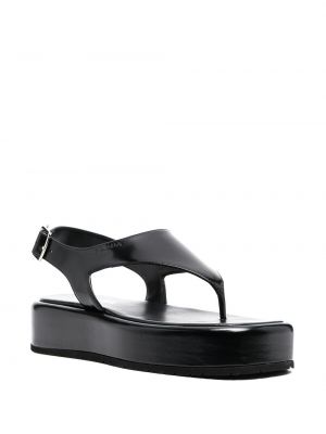 Sandalias con plataforma Prada negro