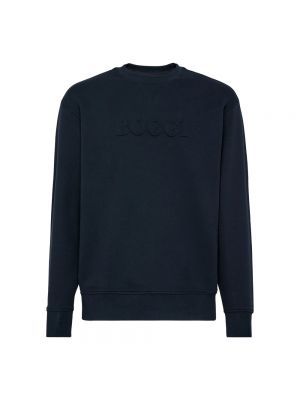 Sweatshirt mit rundhalsausschnitt Boggi Milano blau