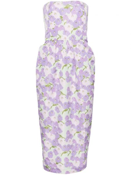 Midi haljina s cvjetnim printom s printom Bernadette