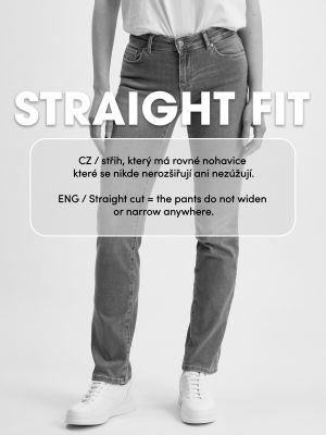 Straight fit džíny Only modré