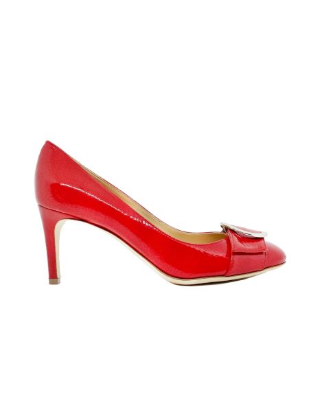 Chaussures de ville en cuir Sergio Rossi rouge