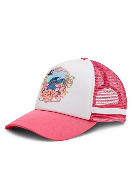 Kepurė su snapeliu Roxy rožinė