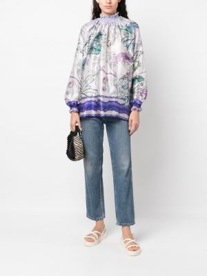 Seiden bluse F.r.s For Restless Sleepers lila