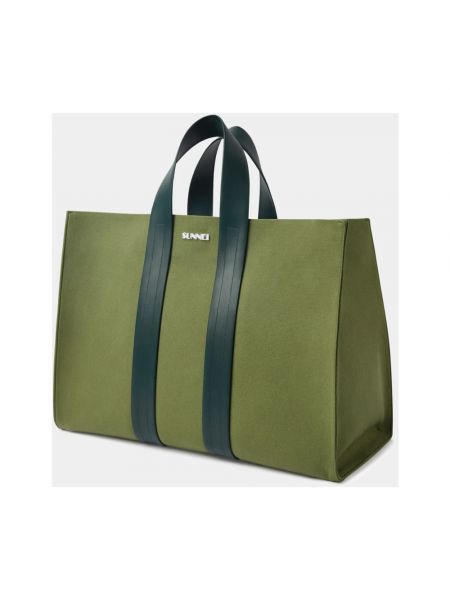 Shopper handtasche Sunnei grün