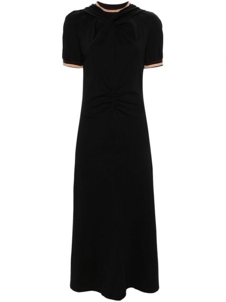 Μάξι φόρεμα Wales Bonner μαύρο