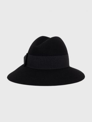 Вълнена шапка с козирки Patrizia Pepe черно