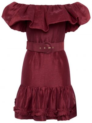 Mini suknele Rebecca Vallance raudona