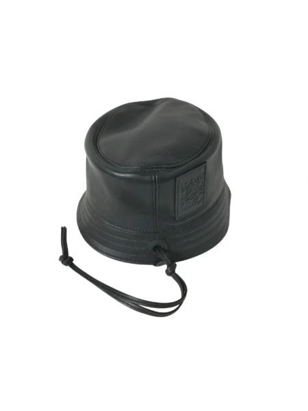Sombrero de cuero Loewe Pre-owned negro