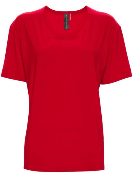 T-shirt en jersey Norma Kamali rouge