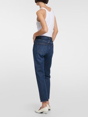 Straight fit jean pantolon Toteme mavi