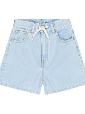 Jeans-shorts for jenter Mm6 Maison Margiela Kids blå