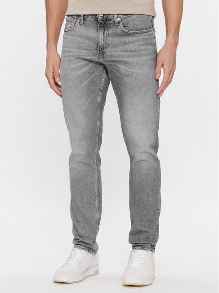 Jeans skinny slim Calvin Klein Jeans gris