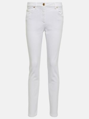 Jeans skinny slim Brunello Cucinelli blanc