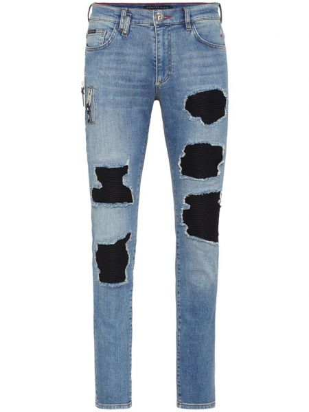 Skinny jeans Philipp Plein blå