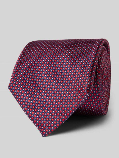 Jedwabny krawat Profuomo czerwony