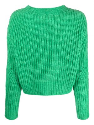 Džemperis ar apaļu kakla izgriezumu Roberto Collina zaļš