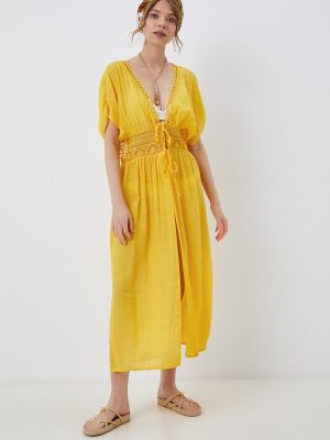 Платье Rene Santi, желтое