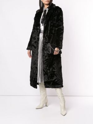 Manteau de fourrure Unreal Fur noir