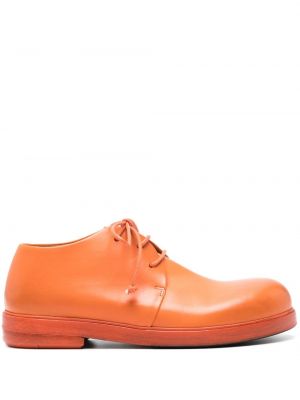 Pantofi oxford cu șireturi din dantelă Marsell portocaliu