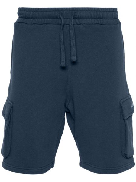 Cargo shorts mit stickerei Mc2 Saint Barth blau